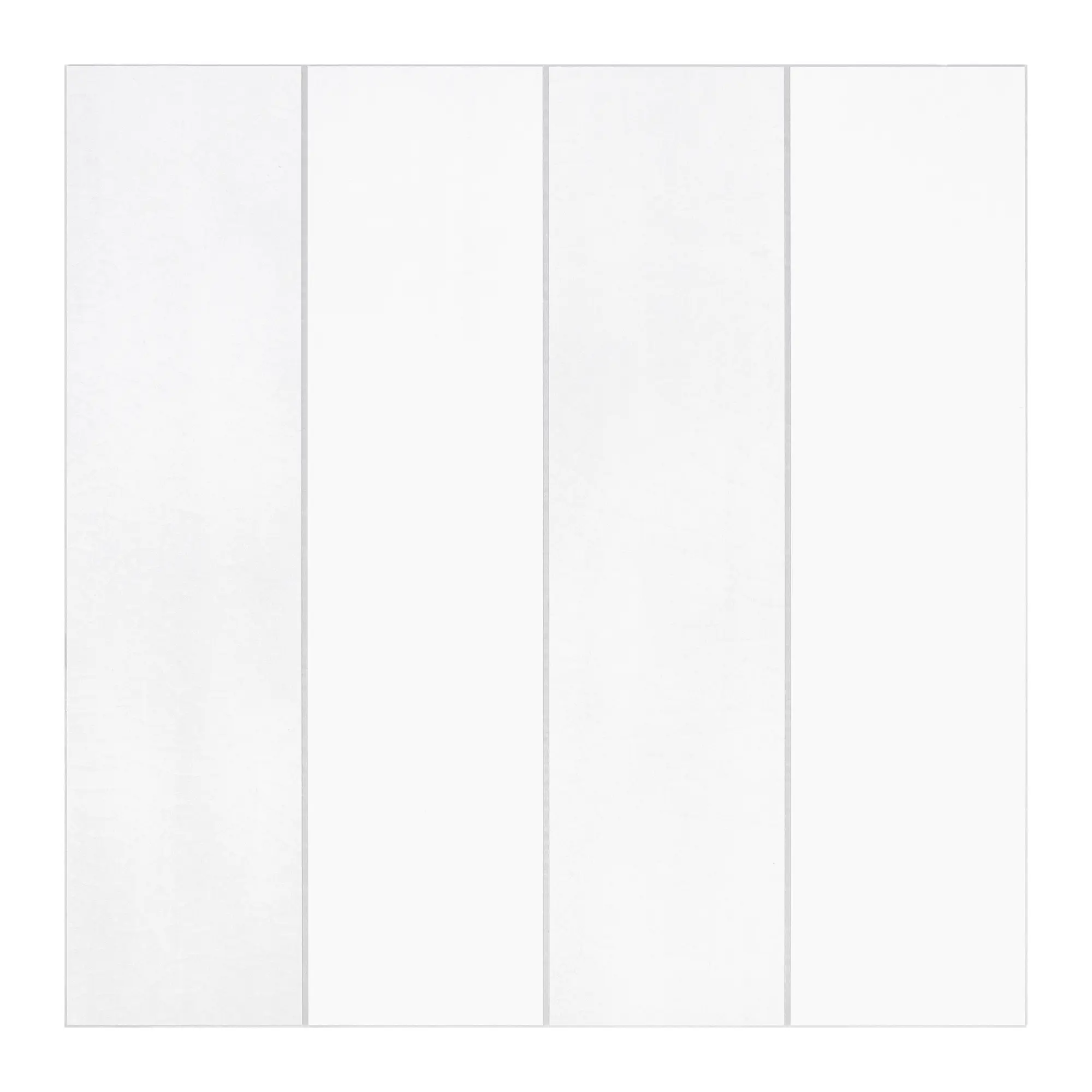 INNO STICKERS 16-Piece Affordable Handmade 3D Stacked Square Self-Adhesive Backsplash Tiles, 9in x 9in Peel-and-Stick Wall Tiles for Kitchen, Laundry, Indoor Use (White), 3D Handmade Look