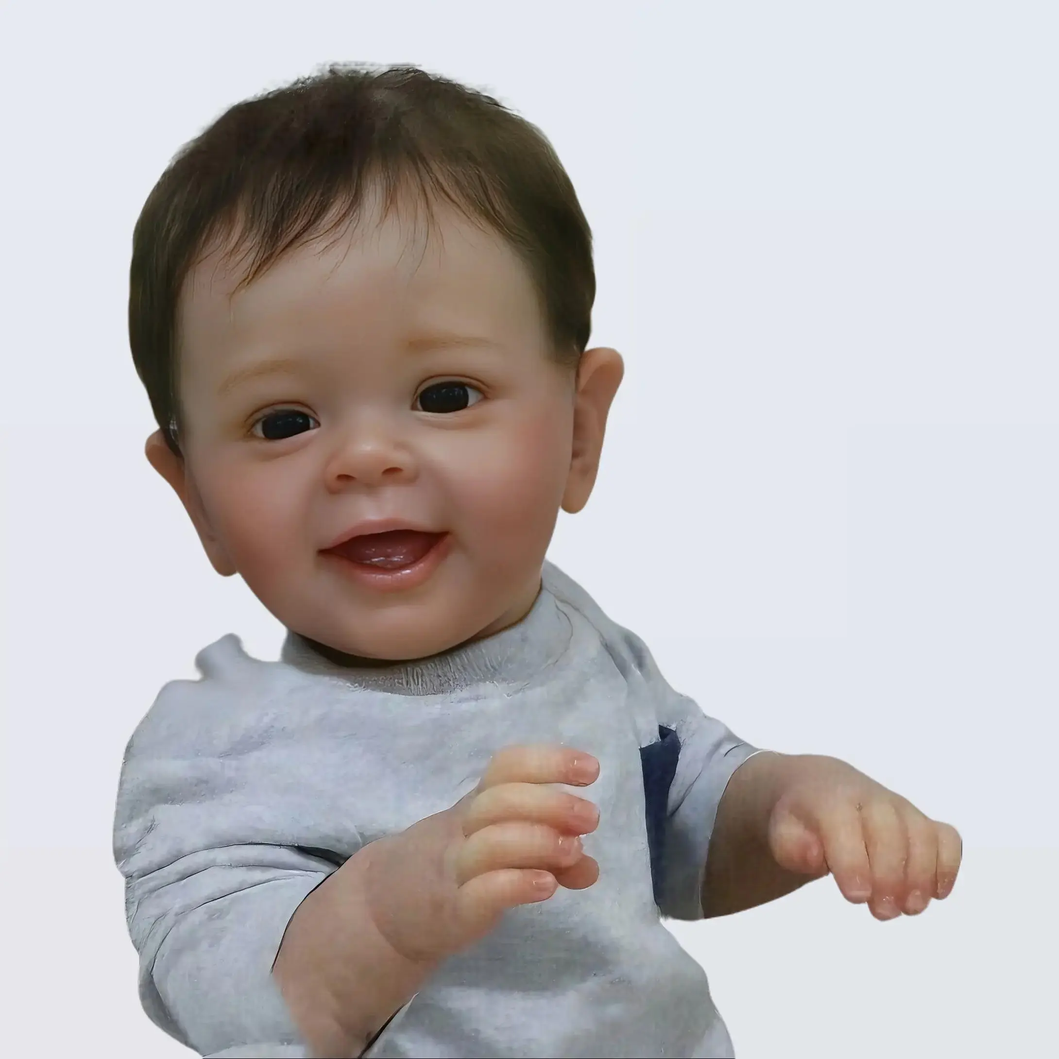 Charming 22-inch Soft Reborn Doll Handmade Fashion Companion Toy with Beautiful Clothes & Accessories Perfect for Halloween Thanksgiving Christmas Easter Birthday Gift