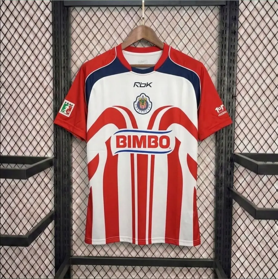 [Sale Jersey] - Chivas Guadalajara 2006-07 Home Soccer Jersey - Full Print Logo