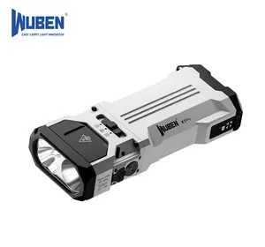 【NEW 2026】WUBEN X1 PRO 12300 High Lumens Rechargeable Flashlight ,Dual Light Sources, Multi-Mode EDC,3-in-1 Power Bank & Bike Light,IP65 Waterproof & Shockproof,Portable for Outdoor, Camping, Hiking & Emergency,Double-Tap to Activate 12300LM Ultra
