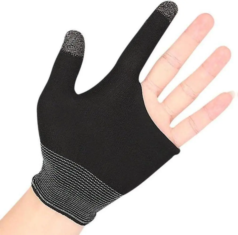 1 Pair Graphene Gaming Finger Gloves Breathable Touchscreen Fit for Mobile & Console 1 Pair Graphene Gaming Finger Gloves Breathable Touchscreen Fit for Mobile & Console