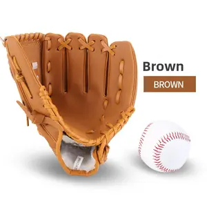 PVC Baseball Glove Softball Glove Pitcher Glove School Student Beginner Glove
