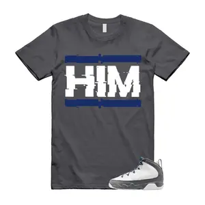 9 French Blue Flint Grey White 2026 T Shirt Match HIM