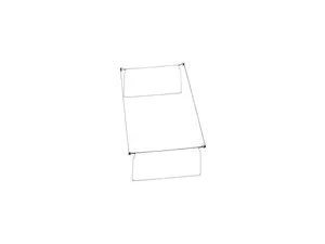 Smead 64873 Hanging Folder Frame, Legal Size, 23-27" Long, Steel, 2/Pack