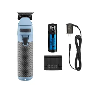 BaBylissPRO FXONE Limited‑Edition Matte Blue Trimmer (LFX799BC) + Battery, Charging Base & Cord