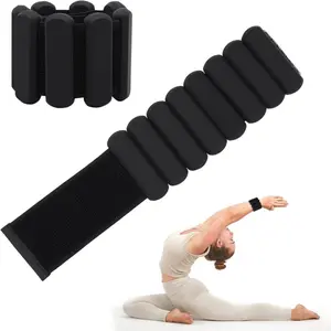 Adjustable wrist and ankle weights for both men and women, 2 packs of 1 pound each, suitable for Pilates, fitness, yoga, aerobic and strength training, and fitness equipment, Ankle Weights Set