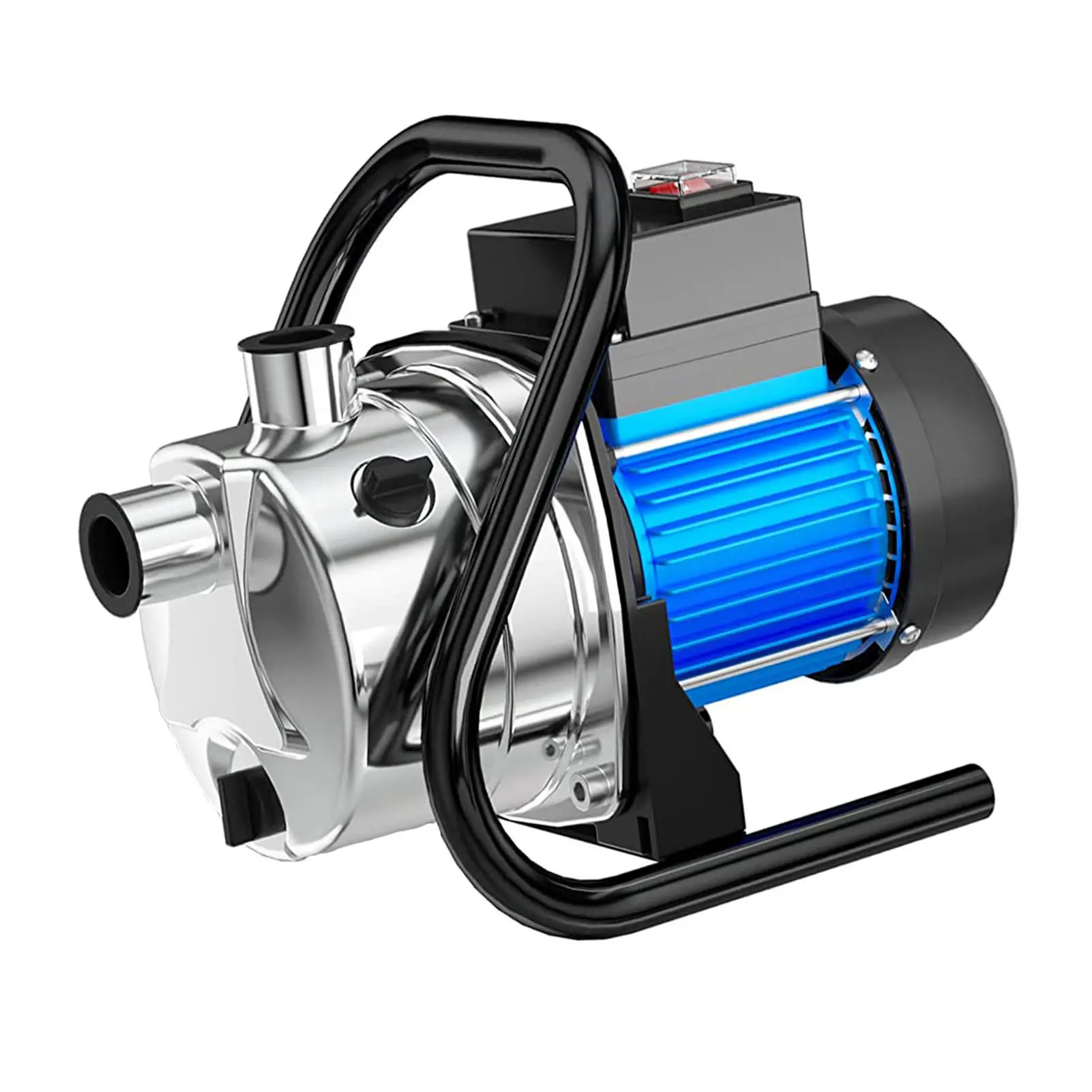 Shallow Well Pump 1 HP 1500 GPH, Professional Portable Pump for Reliable Water Supply, with Reliable Booster Function for Daily Water Transfer, for Shallow Wells Gardens Farms Water Tanks and Daily Water Transfer