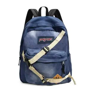 JanSport "The Amazing Spider-Man" Denim Backpack — Stylish, Collegiate-Style Bookbag for Students (Unisex)