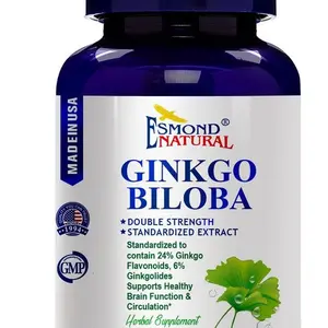 Ginkgo Biloba DOUBLE STRENGTH Supports Healthy Brain Function USA FDA GMP NPAC-100 Capsules