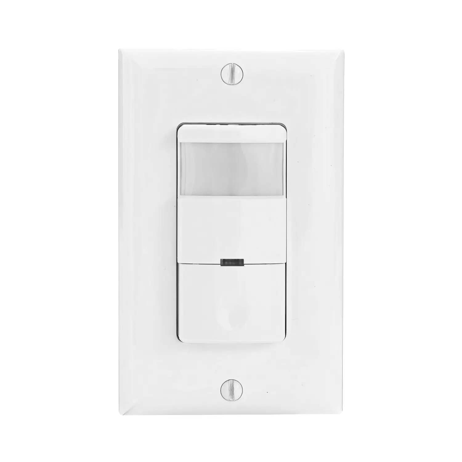 Intermatic In-Wall PIR Motion Sensor Switch - 180° Range, User-Selectable Vacancy or Occupancy Switch Mode, Automatic On/Off Control, Ideal for Warehouses, Clinics