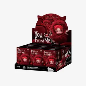 POP MART × SKULLPANDA You Found Me! Plush Doll Pendant Blind Box | Collectible Plush Keychain (9 Designs + Secret)