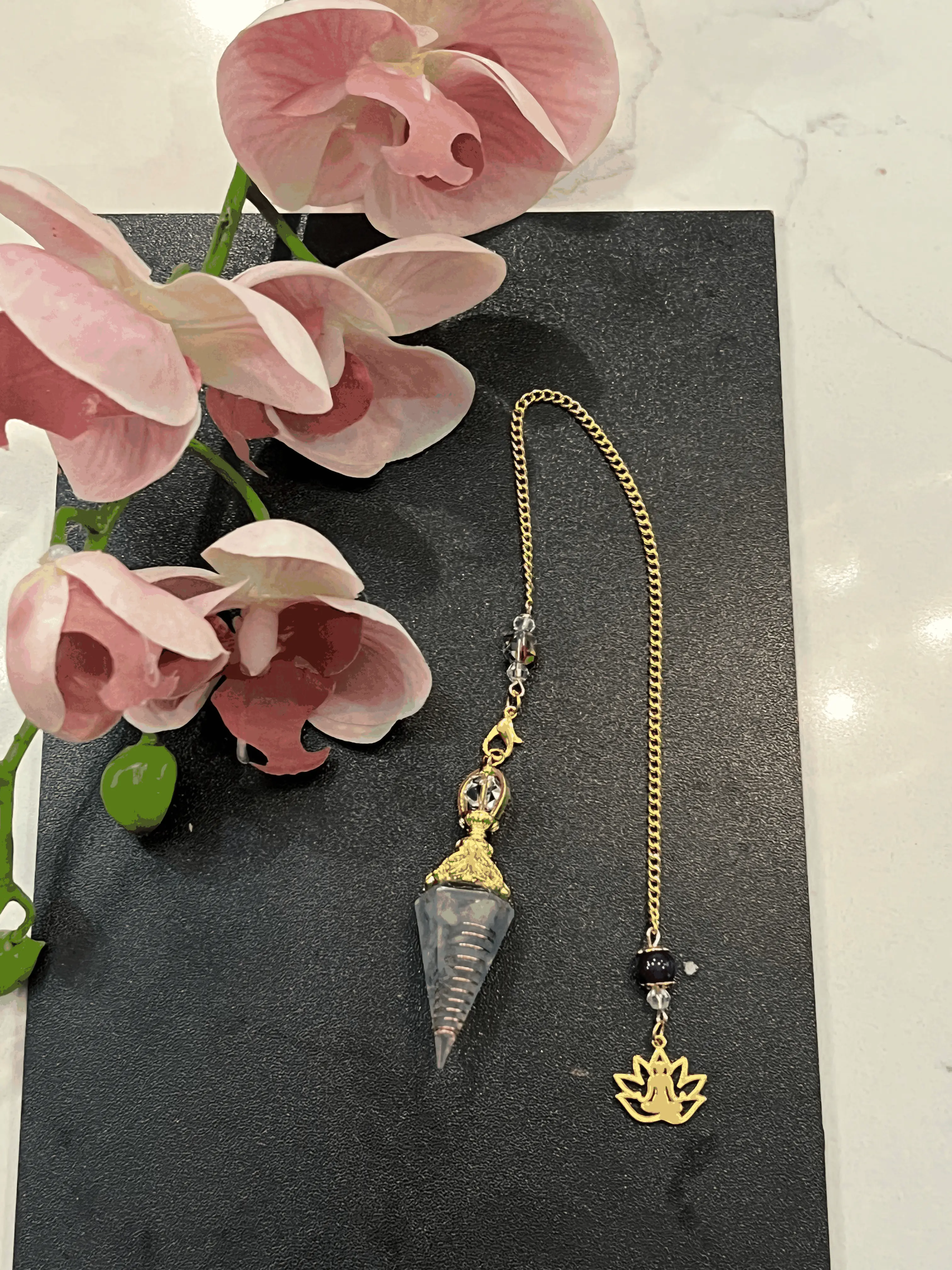 Blessed Aquamarine, Dowsing Rod, Divination, Baby Witch