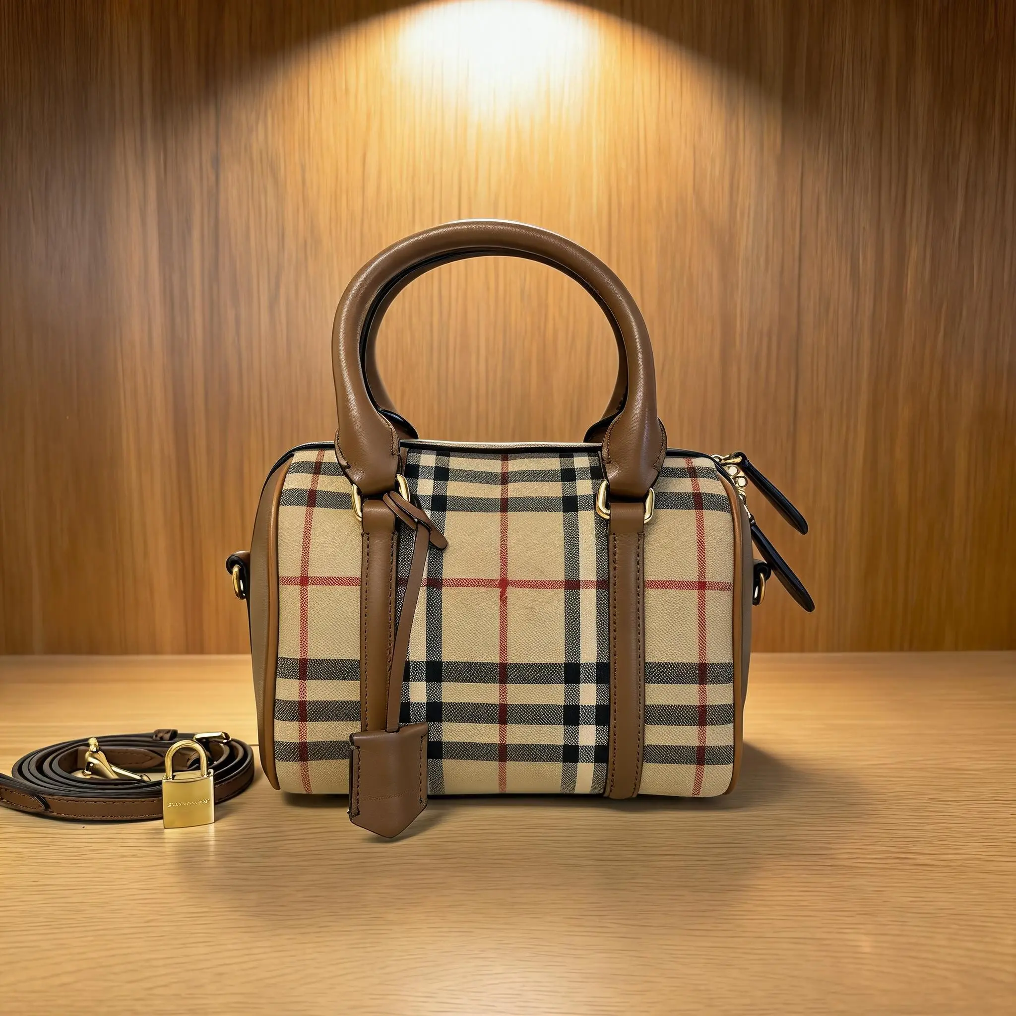 Pre-owned BURBERRY Canvas Shoulder Bag C0710868218
