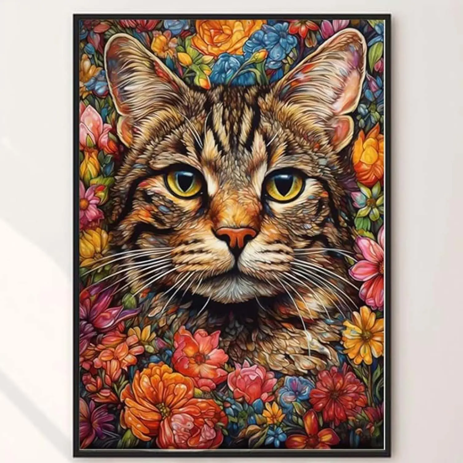 5D Round Animal Diamond Painting Set, Full Kit with Drill Bits, DIY Handcraft Decoration, Handmade Gift, Needlework Hobby Supply, Diamond Painting Sets