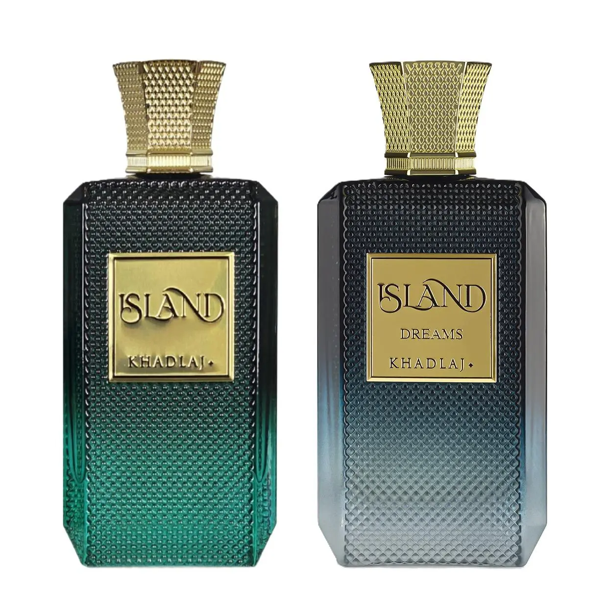 Khadlaj 2 Piece Extrait de Parfum Bundle for Unisex (3.4 Ounce, Khadlaj Island & 3.4 Ounce Khadlaj Island Dreams)