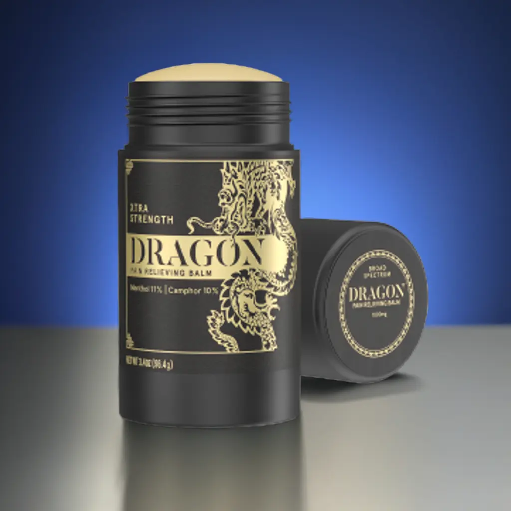 Dragon Balm Extra Strength Roll-Ups Deep Muscle Balm for Daily Recovery & Discomforts Fast-Acting Massage & Fitness Body Care with Menthol & Camphor