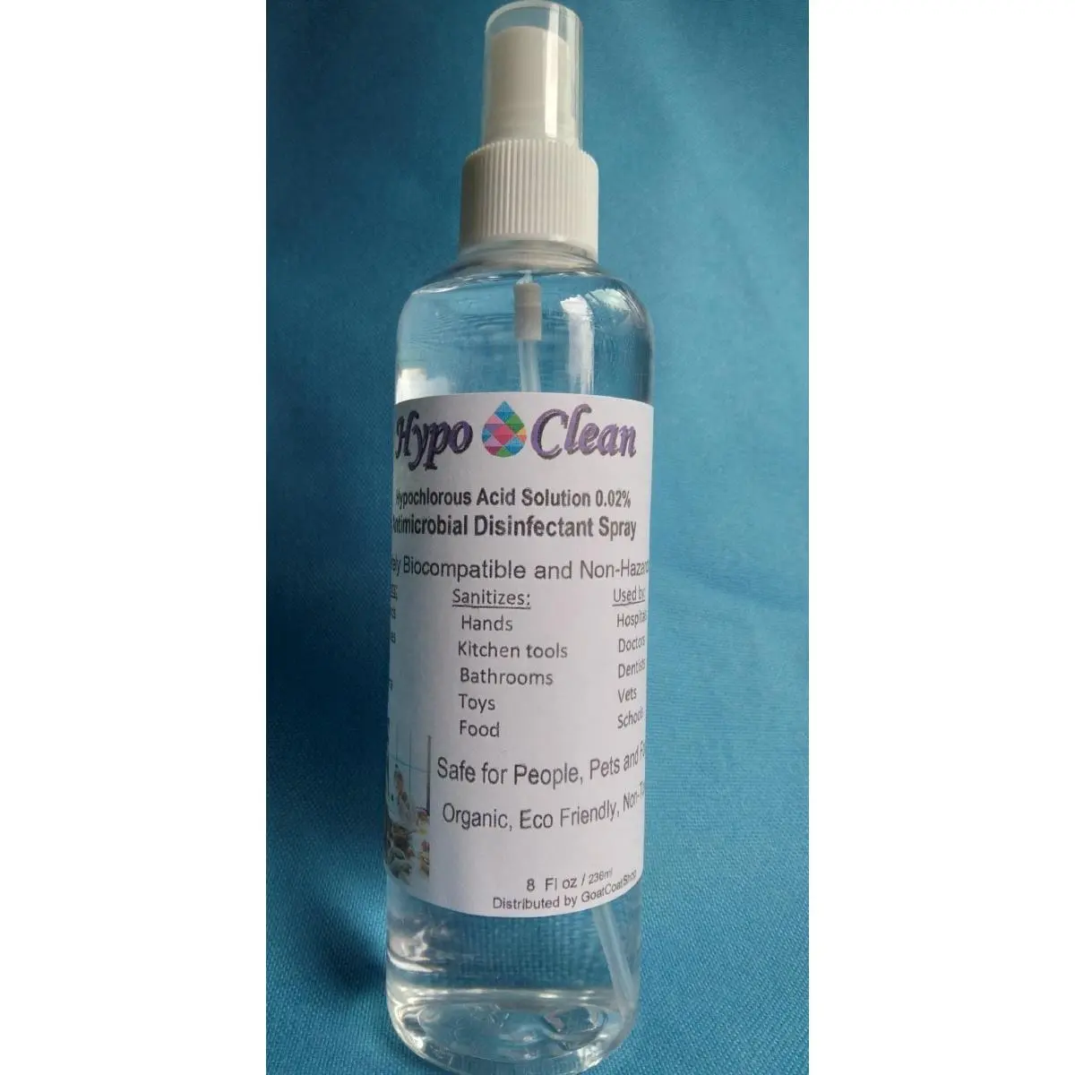 212 MAIN Organic Cleaner & Microbial Disinfectant, Eco-Friendly Hypochlorous Acid Spray for Schools, Doctors & Household, 8 fl oz, Antiseptic, Acne Treatment, Eye Care