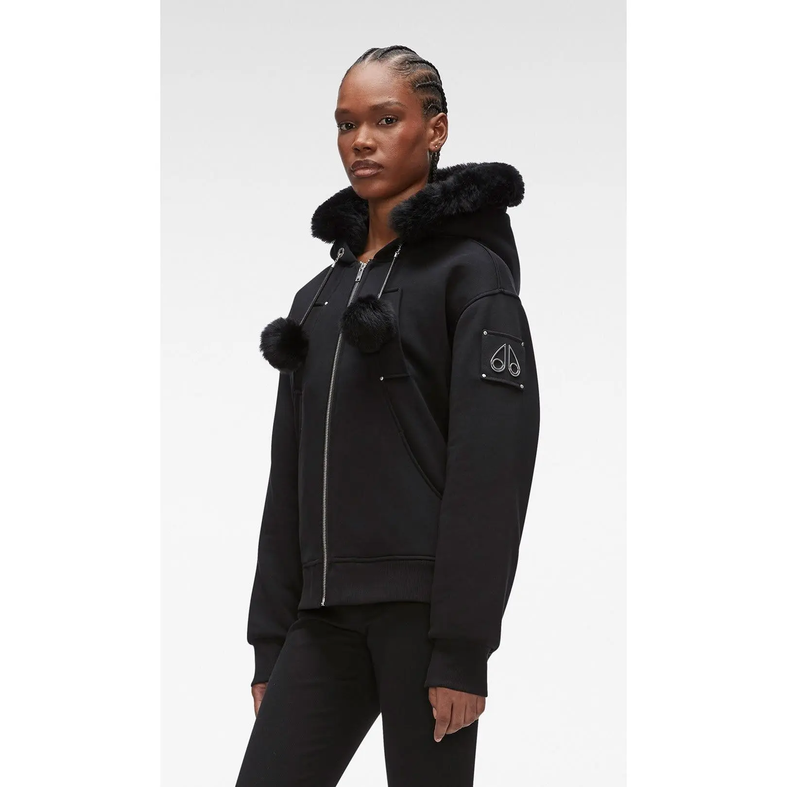 MOOSE KNUCKLES Bergen Bunny Bomber Womens Apparel