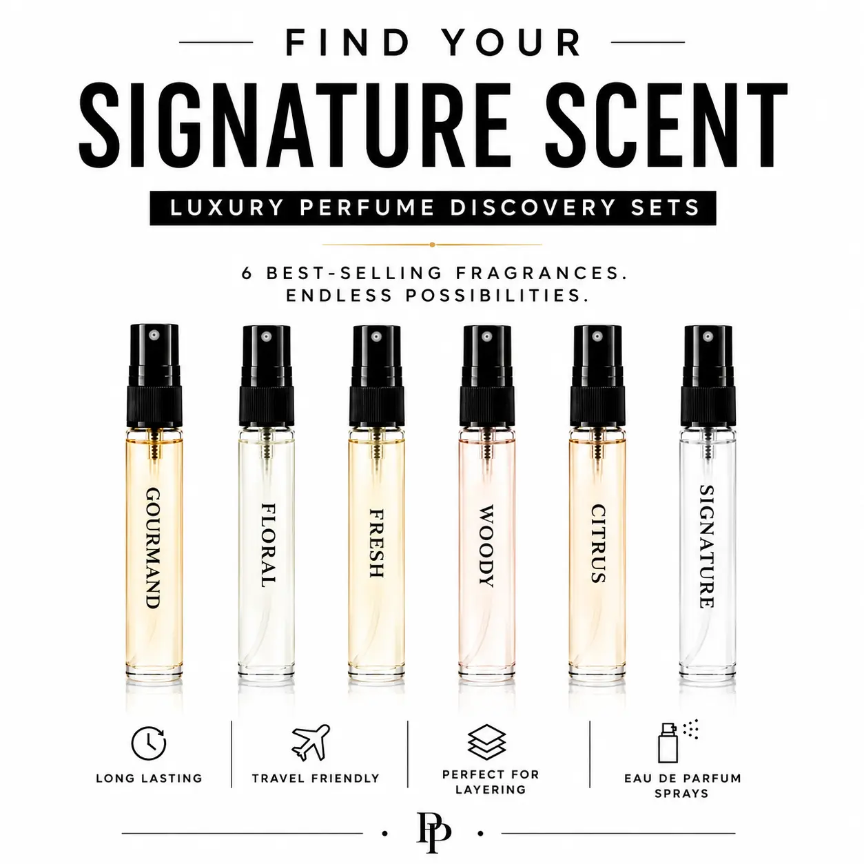 6pc Spray Discovery Set - Extrait - Long Lasting
