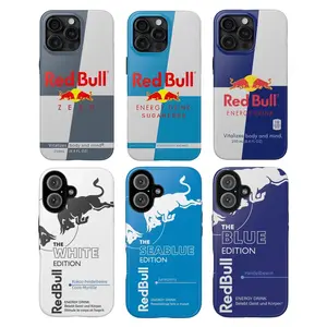 Energy Drinks Inspired Limited Edition Phone Case, Gradient Pastel Blue Pink Yellow Green Neon Edition Night Shift Edition Retro Energy Drink Design iPhone 17 16 15 14 13 12 Pro Max Plus X, Galaxy S25 S24 S23
