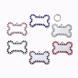 LIVEKEY Personalized Diamond-Edge Dog Tag Engraved with Dog Name Tag Sliding Cat ID Tag Customizable with Pet Name and Contact Info