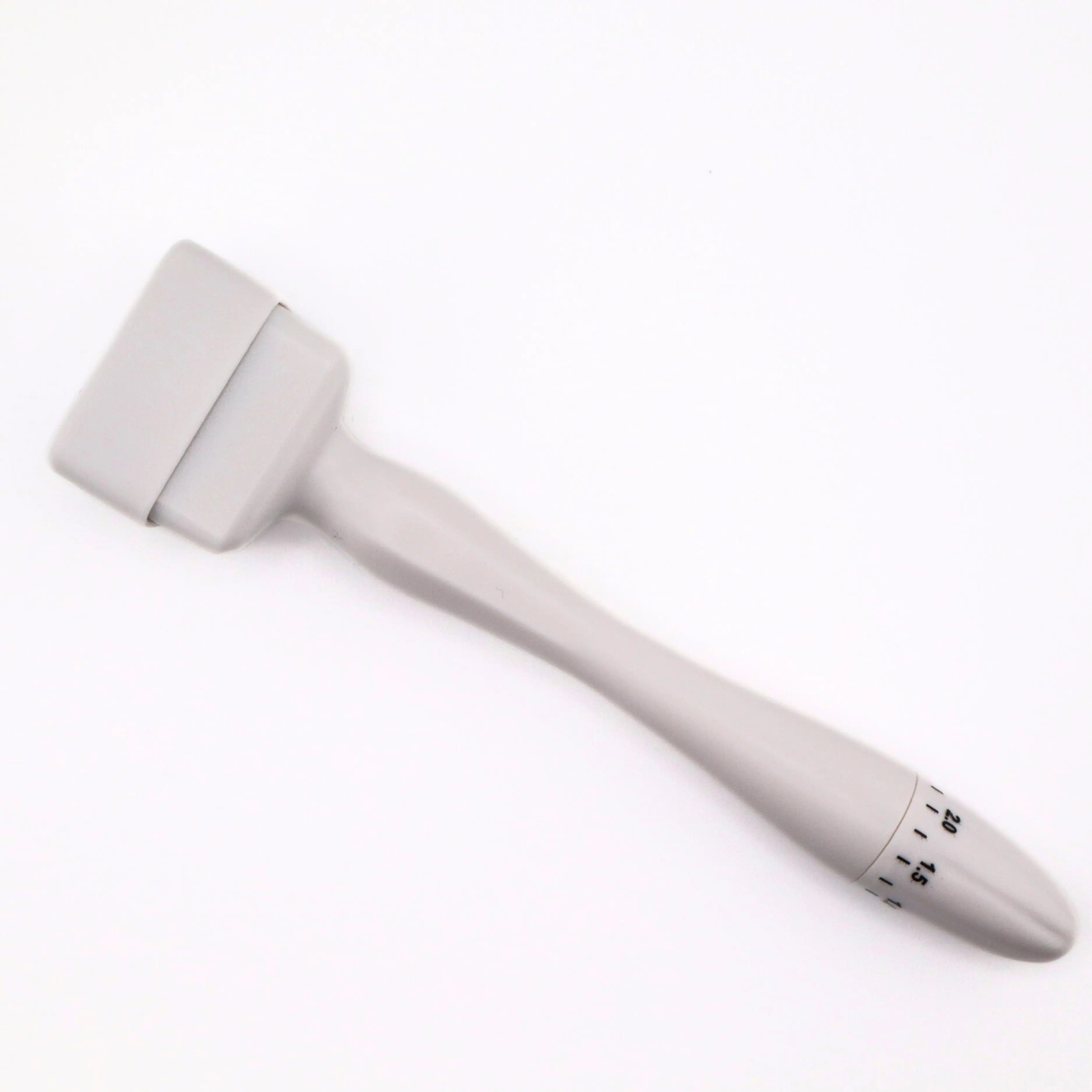 UrbanFit Titanium Derma Stamp - 0.25mm Tool for Skin Care - Ergonomic Handle & Premium Quality Materials - Portable & Friendly for Beginners - White
