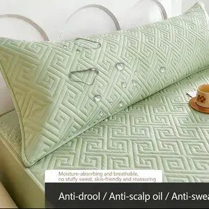 Waterproof Cotton Pillowcase Set, Single & Twin Sizes Available, Ideal for Couples, Durable Washable Design, Perfect Gift Choice, Durable Bedding Accessories