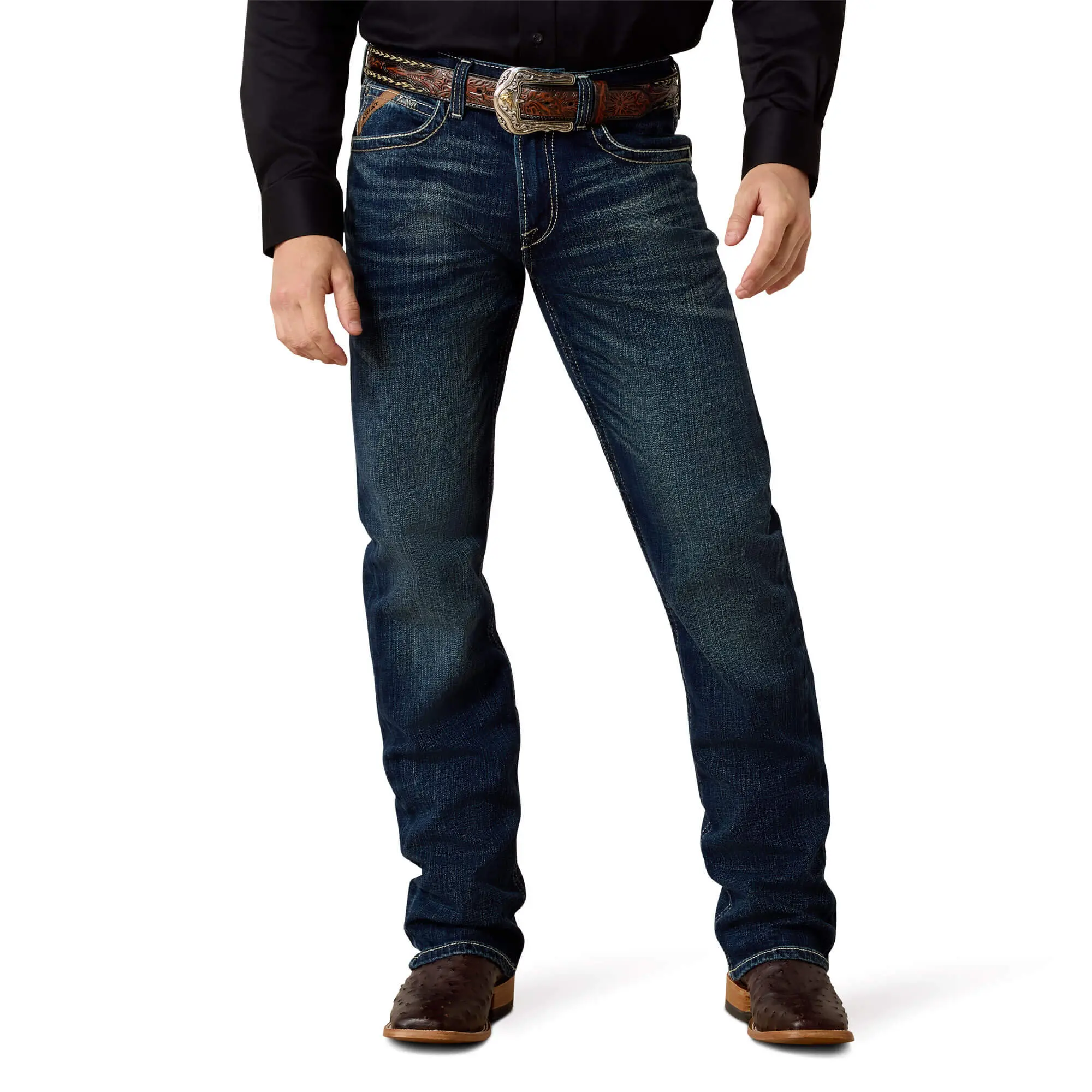 Men's M4 Low Rise Stretch Adkins Boot Cut Jeans