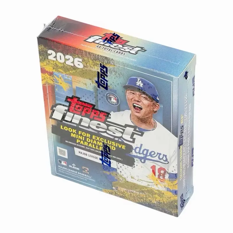 2026 Topps Finest Baseball Mega Box Trading Box