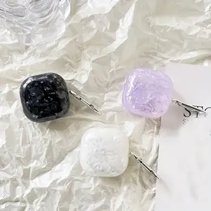 Suitable for Buds FE Wireless Bluetooth Earbuds, True Wireless Earbuds, Shell Pattern Galaxy Buds Pro Soft Case, Live Protective Cover, 2Pro, Travel Earbud Case, Headphone Accessory, Sleek Shell, Flexible Material, Durable Cover, Protective Sleeve