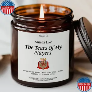 [Sale off up to 50%] DnD Dungeon Master Candle, Christmas Gifts, Smells Like the Tears of My Players, Gamer Gift, Dungeons and Dragons DM Candle, Funny Candles