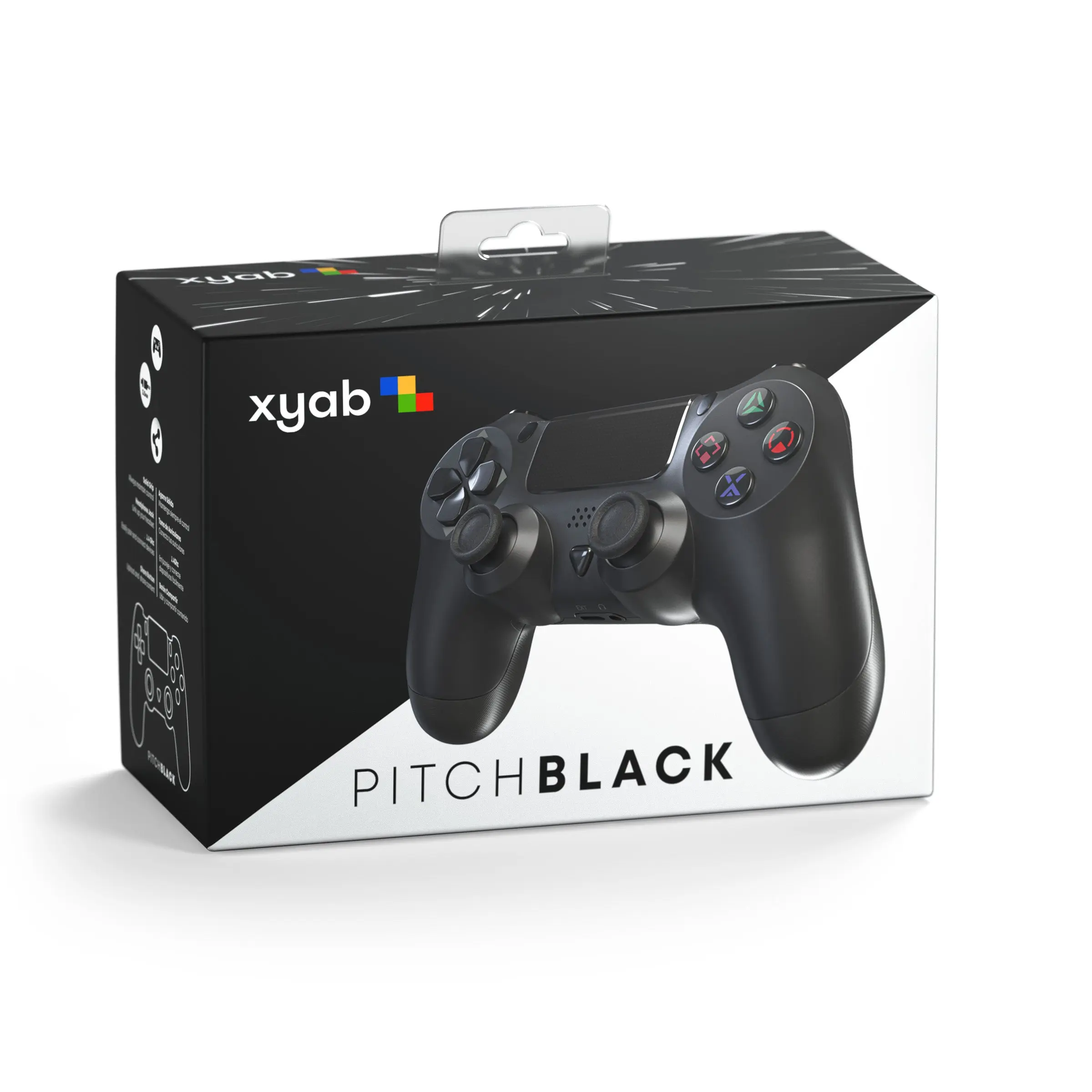 XYAB PS4 Controller {Pitch Black}