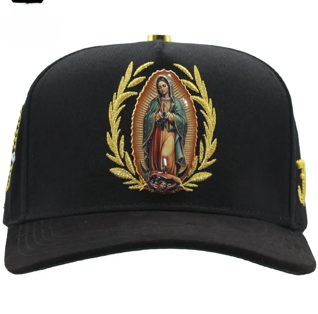 Virgen Maria Themed Fashion Hat, Stylish Clothes Accessory for Daily Wear
