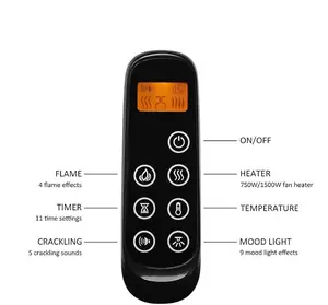 Remote Control for LegendFlame® Carl (EF262A-265A) Electric Fireplace Insert