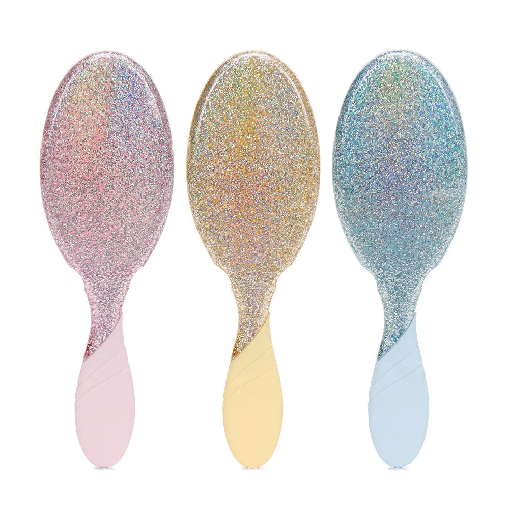 Wet Brush Pro Original Detangler Brush - Birthday Celebration Glitter Edition, Anti-Tangle Tool for Easy Detangling, Durable Ergonomic Design for Adults, Anti Tangle Brush