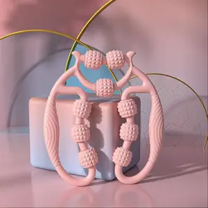 Leg Massager Roller Set, Circulation Enhancer & Muscle Relaxer, Fitness Yoga Aid Tool, Two-Piece Leg Massage Equipment