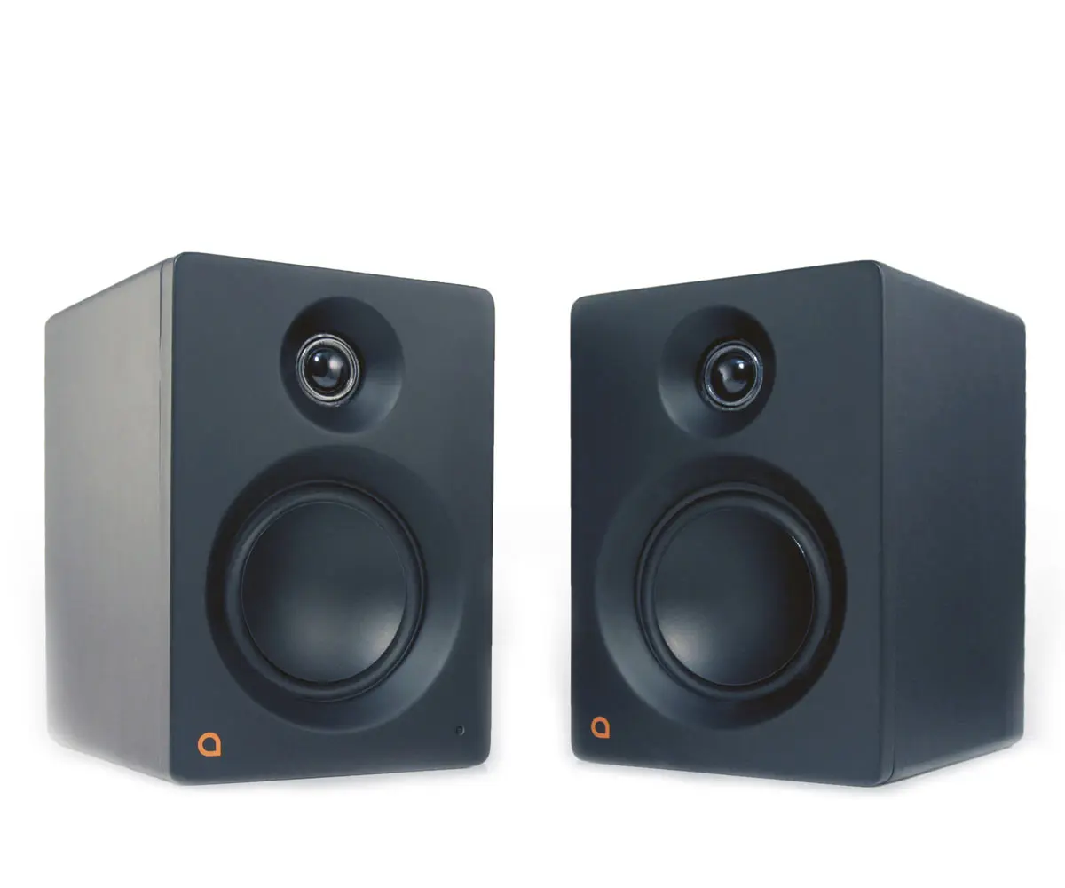 30 watts Compact Active 2.0 Studio Monitor Speakers with 4 in. Woofer