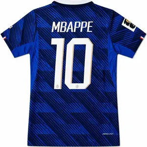 26 WC Mbappe Player Version Jersey - 26 Season Slim Fit with Player's Number and Name for Fans