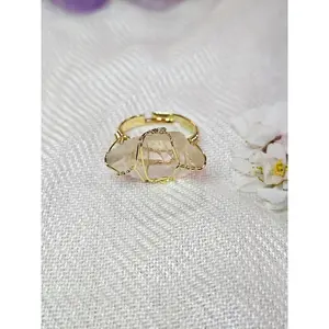 Citrine Wire-Wrapped Ring – Abundance, Confidence & Success