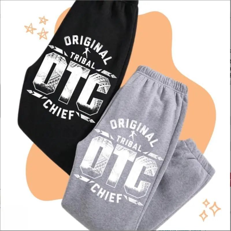 WWE Roman Reigns OTC 10 Star Sweatpants - Unisex Tribal Chief Design for Men & Women - Comfortable & Stylish Casual Wear - Perfect Gift for Fans - Heavy Blend Joggers