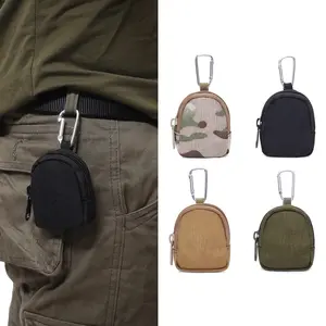 Tactical Coin Purse - Military Pocket Keychain Pouch as Mini Tool Organizer Coin Car Key Waist Case Earphone Pack Backpack Accessory Pouch