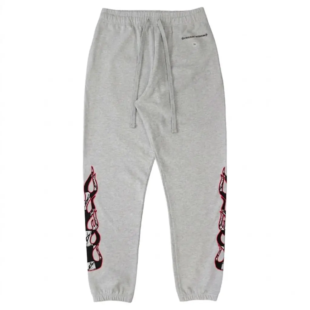 Chrome Hearts Flame Graphic Sweatpants