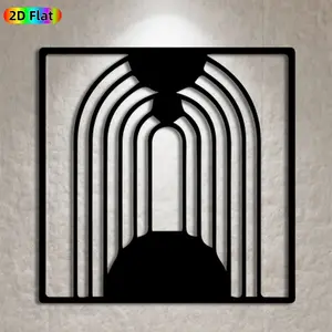 1pc Arch Metal Wall Art, Abstract Arch Statue Mural, Ideal Gift for New Year, Easter, Modern Decor Enthusiasts, Powder-Coated Metal Wall Decor Wall Sculptures, Perfect for Indoor Wall & Outdoor Fence, Stylish Contemporary Home Decor