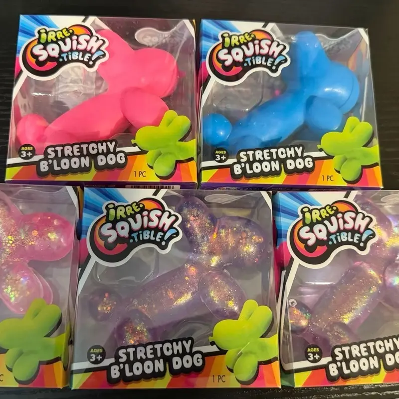 Squishy Stretchy Balloon Dog adult anxiety Textured Relaxing sensory squeeze