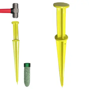 Keyfit Tools U.S.A. Tree Fertilizer Spike Land Staker 2.0 Get Your Root Feeder Spikes 1' Deeper for Deep Root Tree & Shrub Fertilizing ~Use Your Own Granular Fertilizer Does NOT Come with Fert Spikes