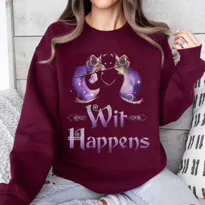 Bookish Sweatshirt, Stormlight Archive Sweater, Hoid Wit Happens Graphic, Way of Kings, Cosmere Fantasy Gift - Made in USA