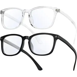 3 Pack/2 Pack/1 Pack Computer Glasses,Study Gaming TV Phones Daily Use Eyeglasses Woman Mens Fashion Glasses