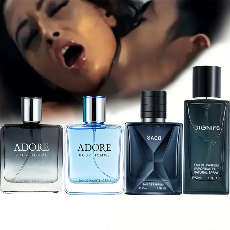 Men's 4-Piece Cologne Gift Set, Long-Lasting EDP Spray with Woody and Fresh Scents, Luxury Fragrance Collection, Gifts for Boyfriends, Spray Format
