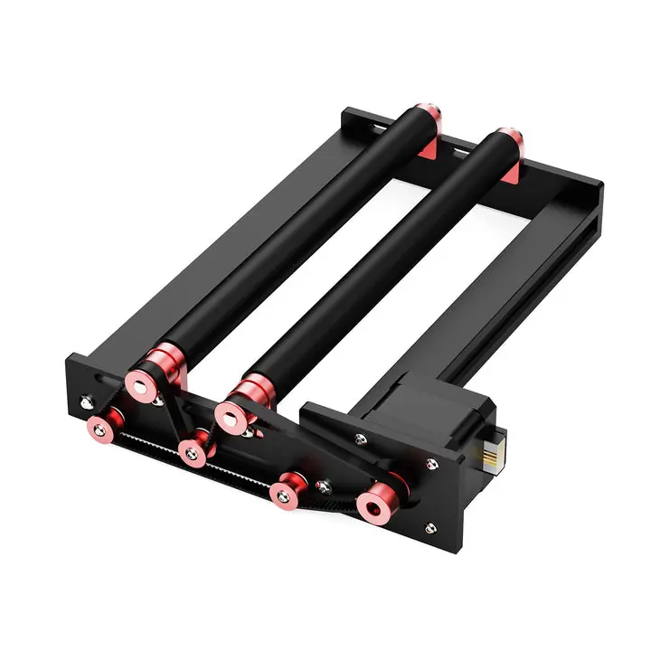 Laservii TR3 Model Y-Axis Rotary Axis Module, 360° Laser Engraver Accessory, Cylinder Fit for Cylindrical Objects and Laser Engraving Cans