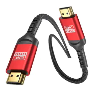 8K Ultra 48Gbps High Speed 12 FT HDMI Cable, 12 Foot -4K@120Hz 8K@120Hz
